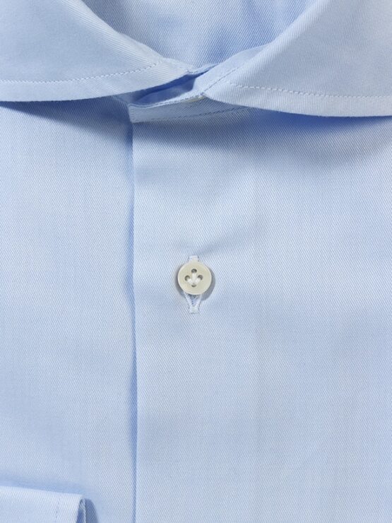 Tomasso Light Blue Twill – Cutaway Overhemd - Afbeelding 3
