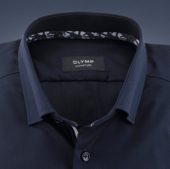 Olymp Signature donker blauw structuur - Afbeelding 3