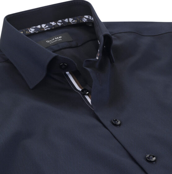 Olymp Signature donker blauw structuur - Afbeelding 2