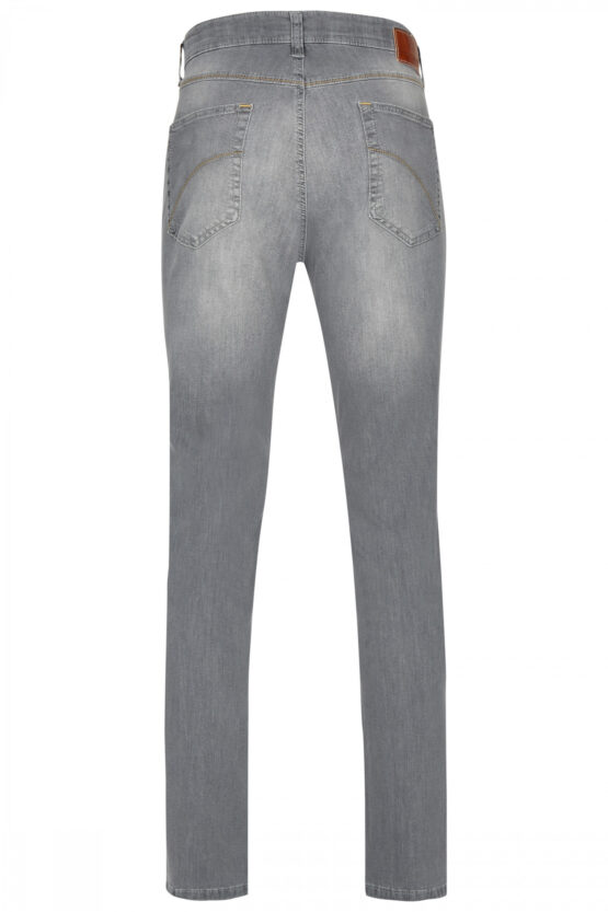 Jeans 5 Pocket High Stretch Licht Grijs - Afbeelding 5