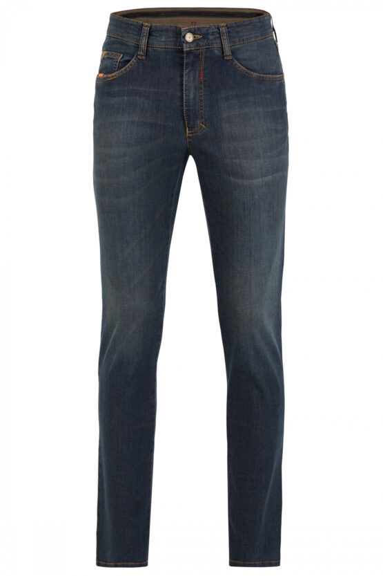 Jeans 5 Pocket High Stretch Donkerblauw