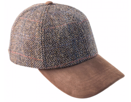Harris tweed Baseball cap Grey - Afbeelding 4