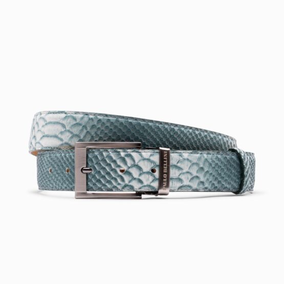 Paulo Bellini Riem Fasano Leather Anaconda Green