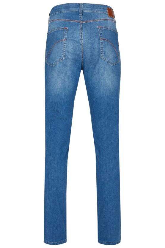 Jeans 5 Pocket High Stretch Licht Blauw - Afbeelding 5