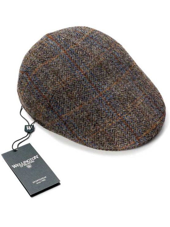 Harris Tweed Pet 631 Groen/bruin met overruit