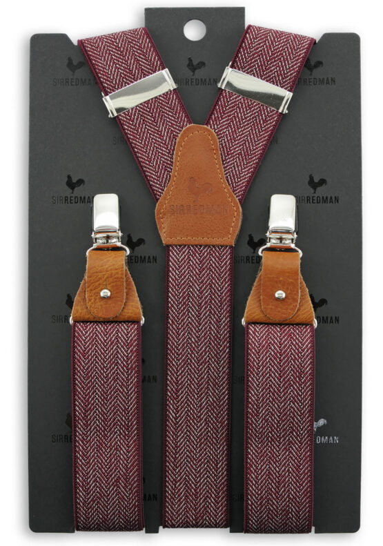 Sir Redman luxe bretels Visgraat motief - Afbeelding 2