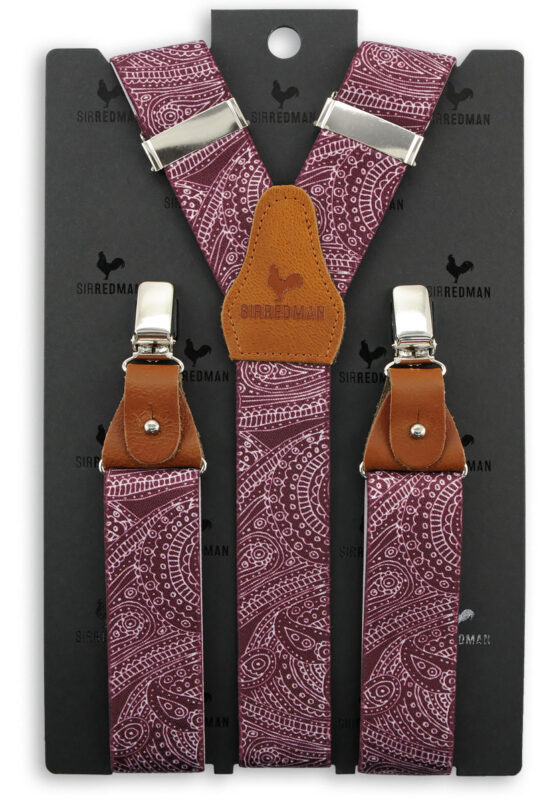 Sir Redman luxe bretels Paisley Sketch - Afbeelding 3