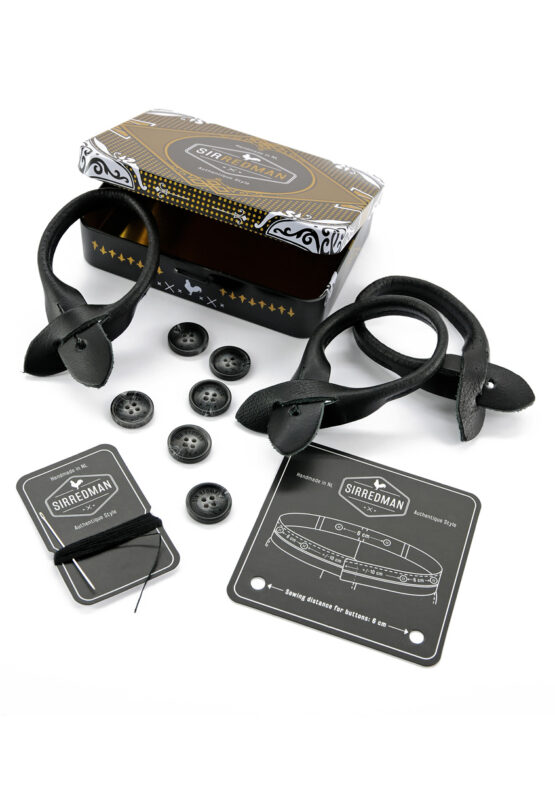 Sir Redman luxe bretels Essential zwart - Afbeelding 3