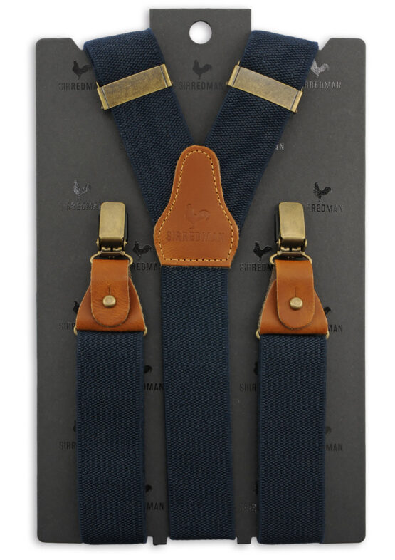 Sir Redman luxe bretels Essential blauw - Afbeelding 2