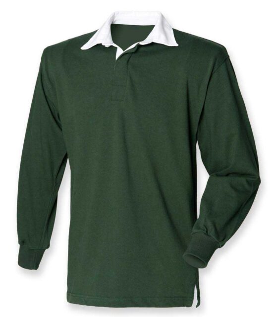 Classic Rugby Shirt, bottle groen
