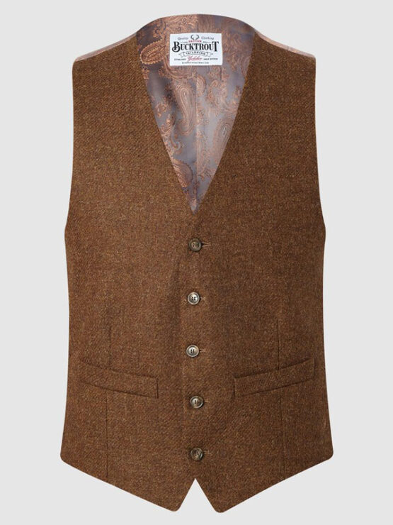 IAIN WAISTCOAT - TOBACCO