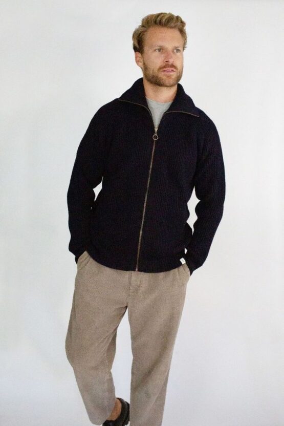 Peregrine,Foxton Cardigan, Navy - Afbeelding 2