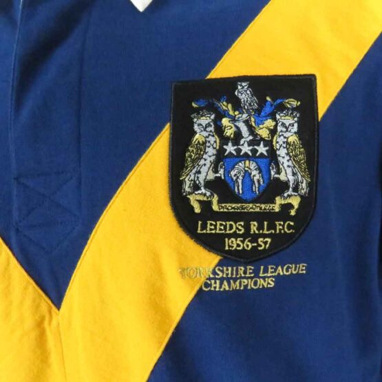 Leeds Rugby League 1956 Rugby League Shirt - Afbeelding 3