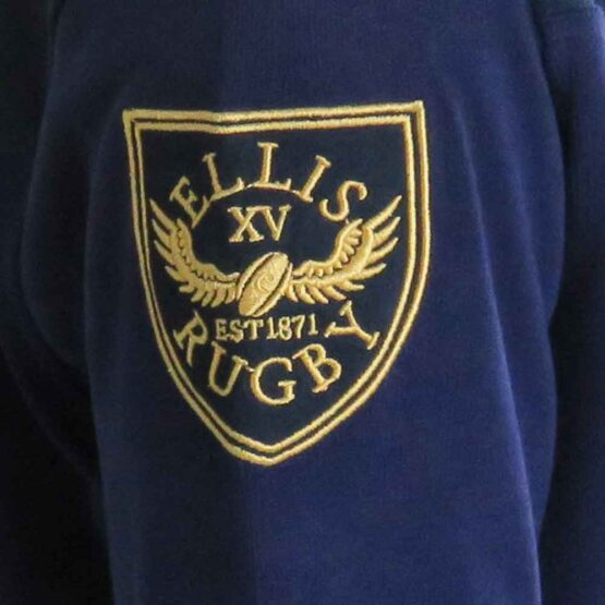 Oxford Varsity Rugby Shirt ‘Dark Blues’ Vintage - Afbeelding 4