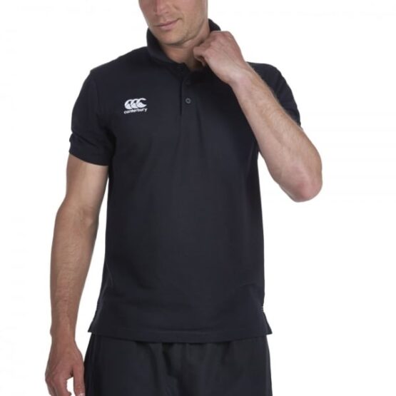 CANTERBURY, MENS WAIMAK POLO SHIRT ZWART - Afbeelding 2