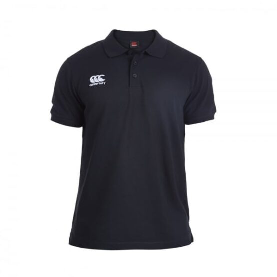 CANTERBURY, MENS WAIMAK POLO SHIRT ZWART