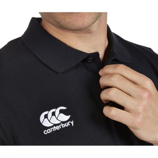 CANTERBURY, MENS WAIMAK POLO SHIRT ZWART - Afbeelding 4