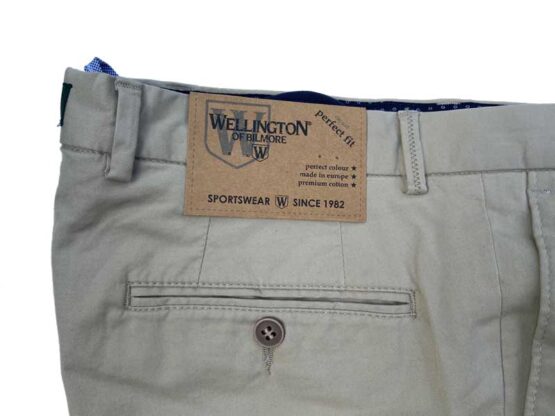 Wellington Chino, Mr. Jones katoenen broek zandkleur - Afbeelding 4