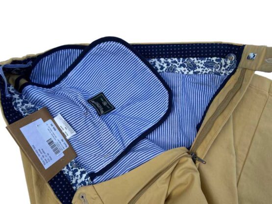 Wellington Chino, Mr. Jones katoenen broek licht geel - Afbeelding 3