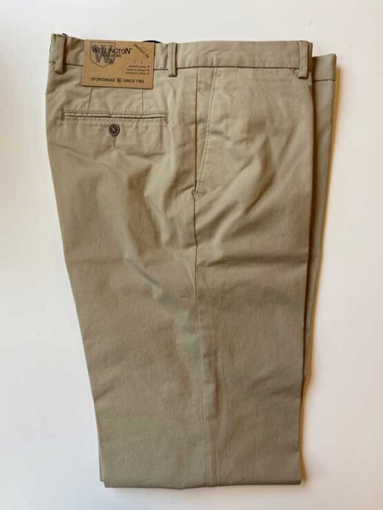 Wellington Chino, Mr. Jones katoenen broek zandkleur