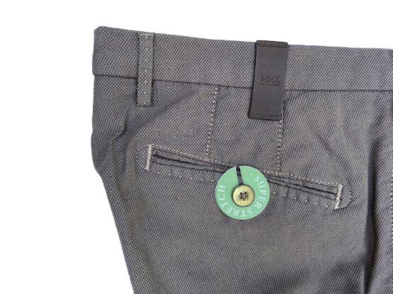 MMX CHINO, KATOENEN BROEK MET STEEKZAKKEN, BRUIN - Afbeelding 3