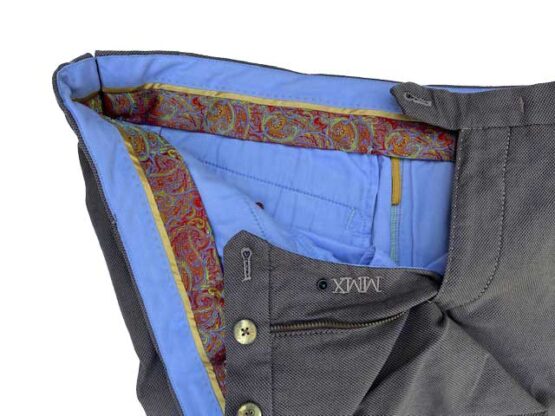 MMX CHINO, KATOENEN BROEK MET STEEKZAKKEN, BRUIN - Afbeelding 4