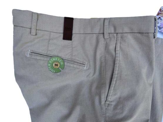 MMX CHINO, KATOENEN BROEK MET STEEKZAKKEN, SAND - Afbeelding 2