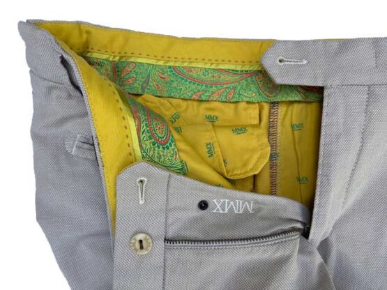 MMX CHINO, KATOENEN BROEK MET STEEKZAKKEN, SAND - Afbeelding 4