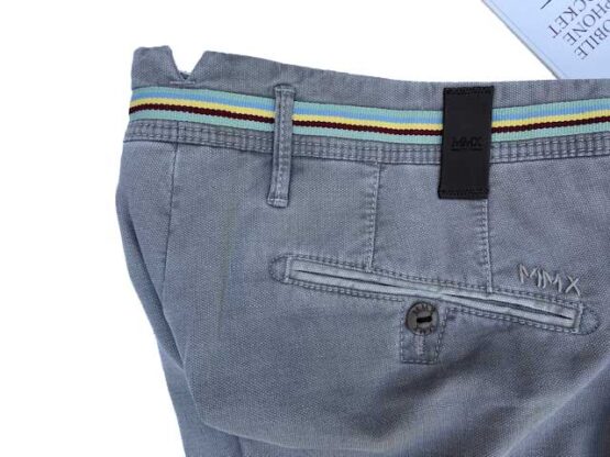 MMX CHINO, KATOENEN BROEK MET STEEKZAKKEN, GRIJS/TAUPE - Afbeelding 3