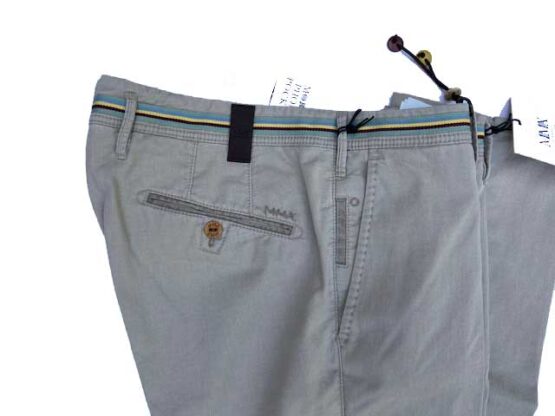 MMX CHINO, KATOENEN BROEK MET STEEKZAKKEN, ZANDKLEUR - Afbeelding 2