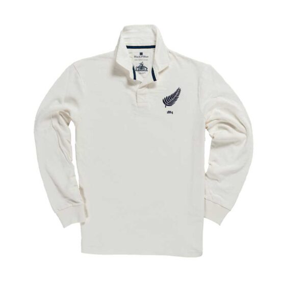 New Zealand 1884 Rugby Shirt, Uit Shirt Wit