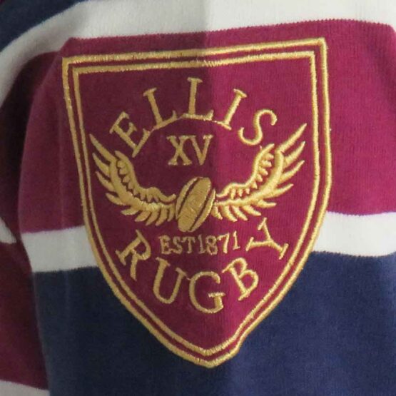 ENGLAND RUGBY SHIRT VINTAGE TRIPLE BLUE - Afbeelding 5