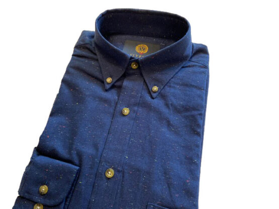 Flannel Shirt Viyella Blauw - Afbeelding 2