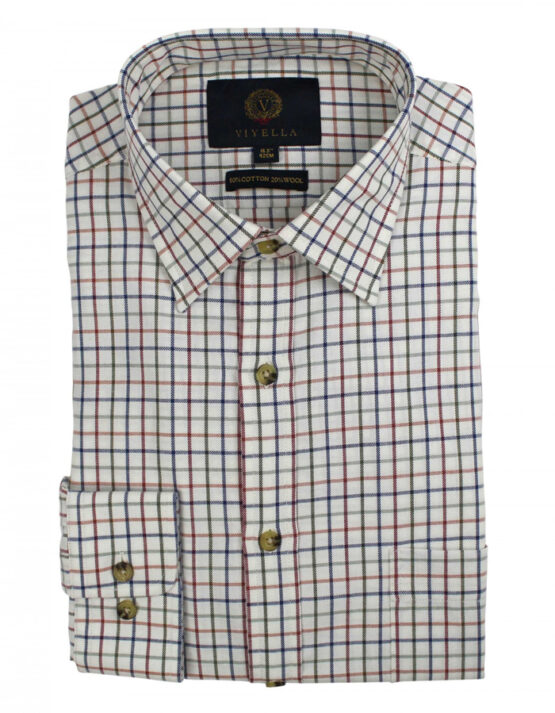 Flannel Shirt Viyella Tattersal
