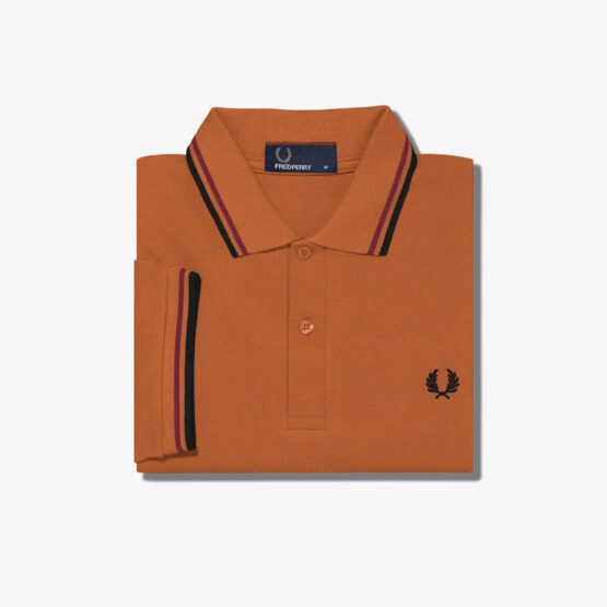 FRED PERRY, POLO, RUST - Afbeelding 4