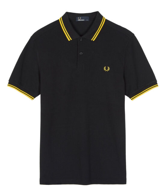 Fred Perry, Polo, Black / Yellow