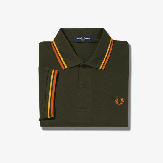 FRED PERRY, POLO, HUNTING GREEN - Afbeelding 3