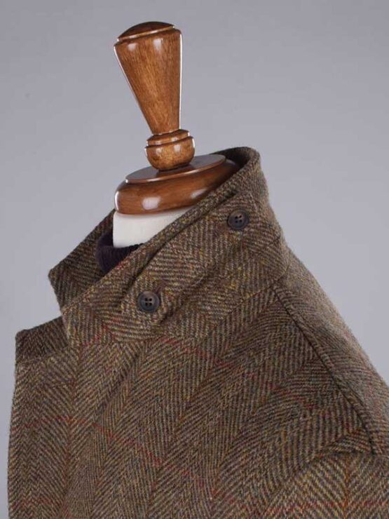 Harris Tweed Utility Jacket Mustard - Afbeelding 4