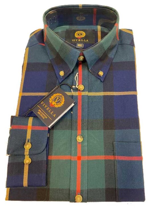 Flannel Shirt Viyella Grote Overruit - Afbeelding 2