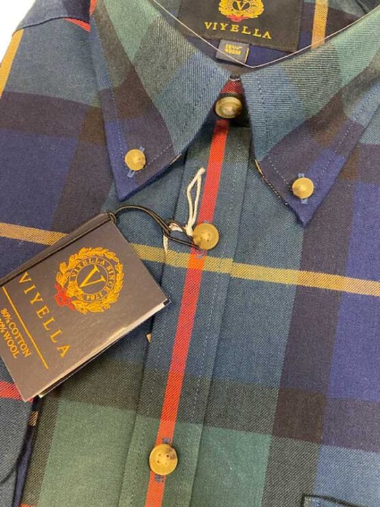 Flannel Shirt Viyella Grote Overruit - Afbeelding 3