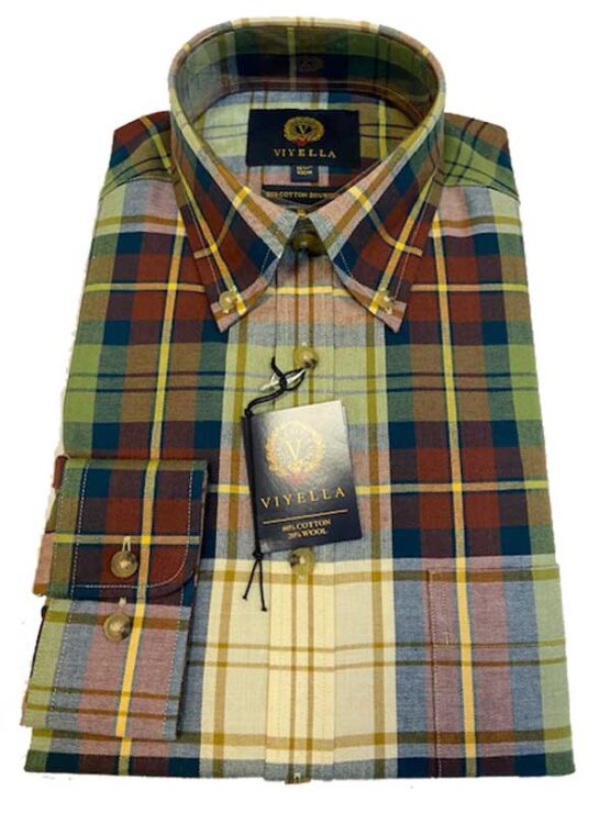 Flannel Shirt Viyella Grote Overruit - Afbeelding 2