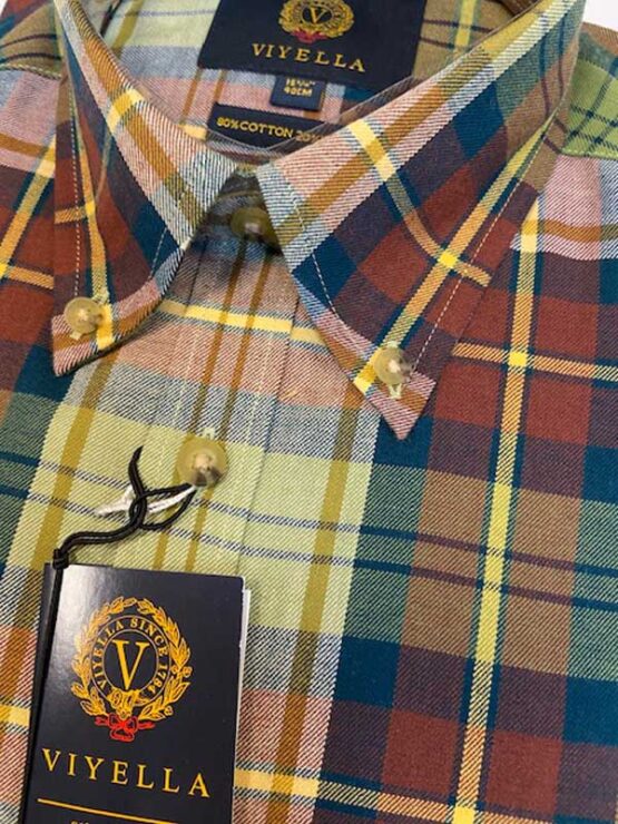 Flannel Shirt Viyella Grote Overruit - Afbeelding 3