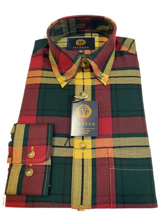 Flannel Shirt Viyella Grote Overruit - Afbeelding 2