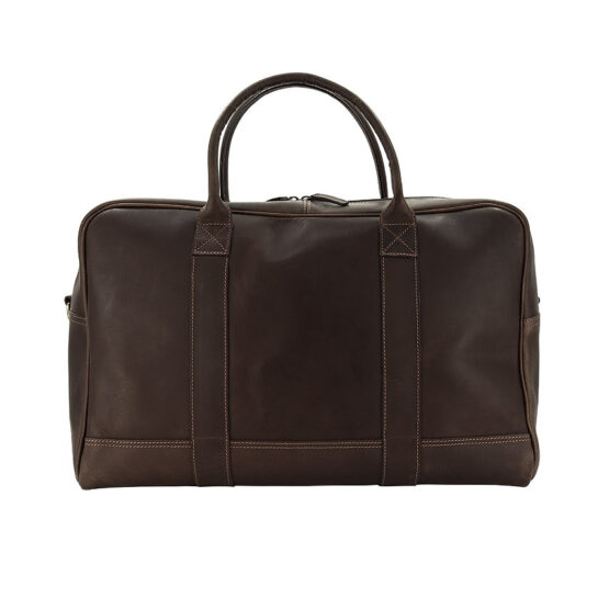 Harris Tweed Lederen Reistas, Carloway Holdall - Afbeelding 2