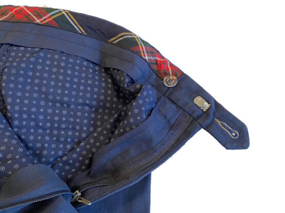 Wellington Katoenen Pantalon Blauw - Afbeelding 2
