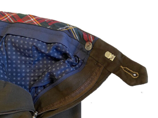 Wellington Katoenen Pantalon Bruin - Afbeelding 2