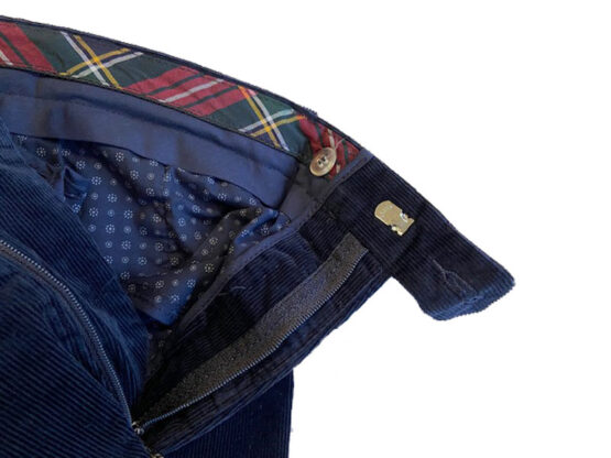 Wellington Pantalon Rib Blauw - Afbeelding 2