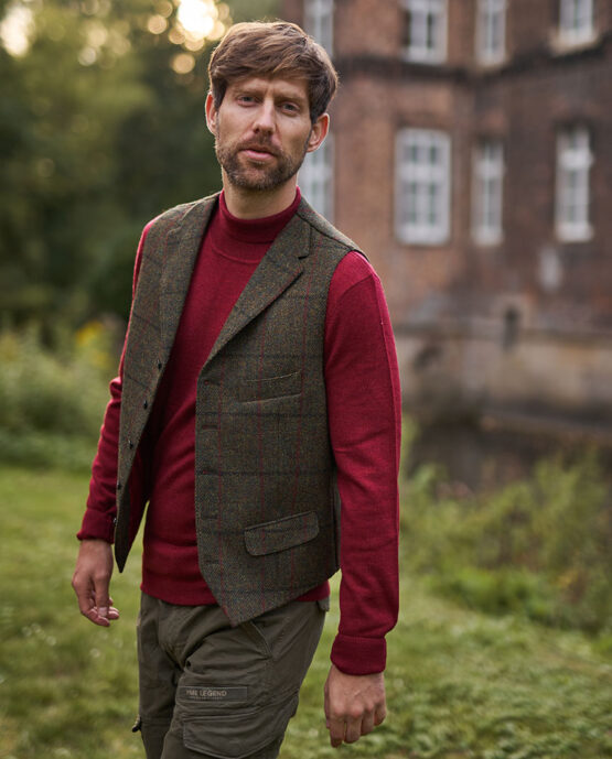Harris Tweed Vestje met revers 633