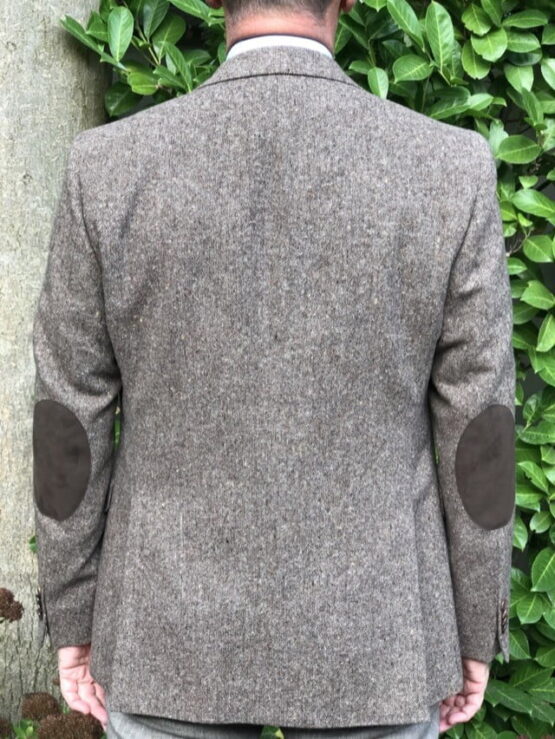 Eduard Dressler, Donnegal Tweed Colbert Bruin - Afbeelding 3