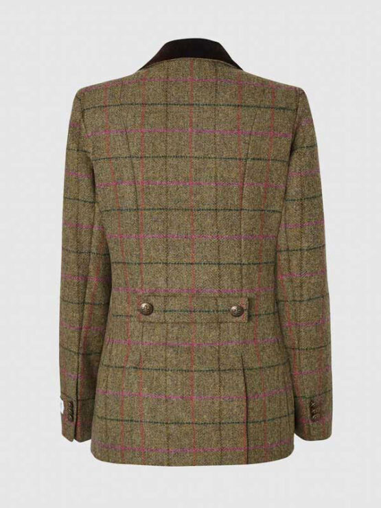 Tweed Damesjasje Louise Jacket - Pink Check - Afbeelding 4